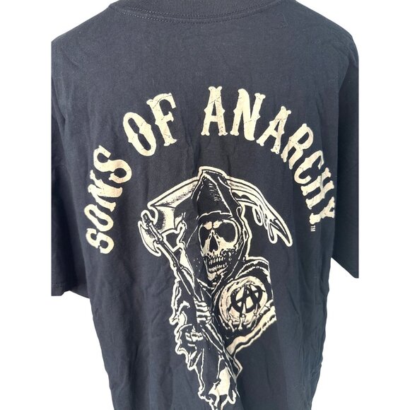 Sons Of Anarchy Road Gear Black T-Shirt 2XL - Picture 2 of 7